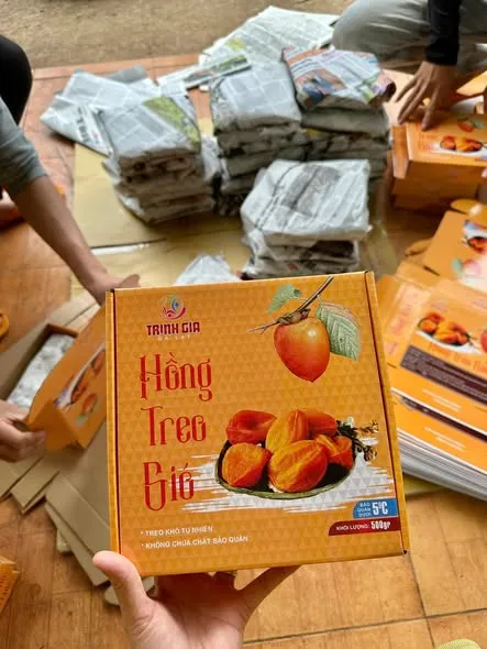 Hồng treo gió - kem dẻo