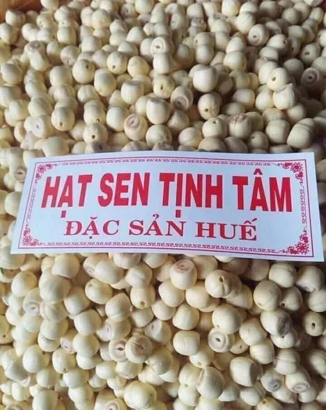Hạt sen Huế đầu mùa